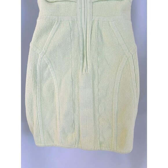 Herve Leger Mint Green Strapless Boucle Mini Dress $1,190 - Picture 10 of 15